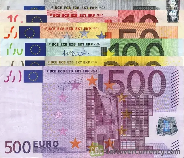 Euro EUR - Notas Antigas